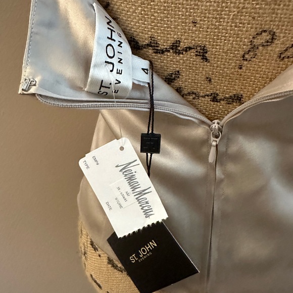 Champagne colored silk, wrap front camisole. - Picture 3 of 5